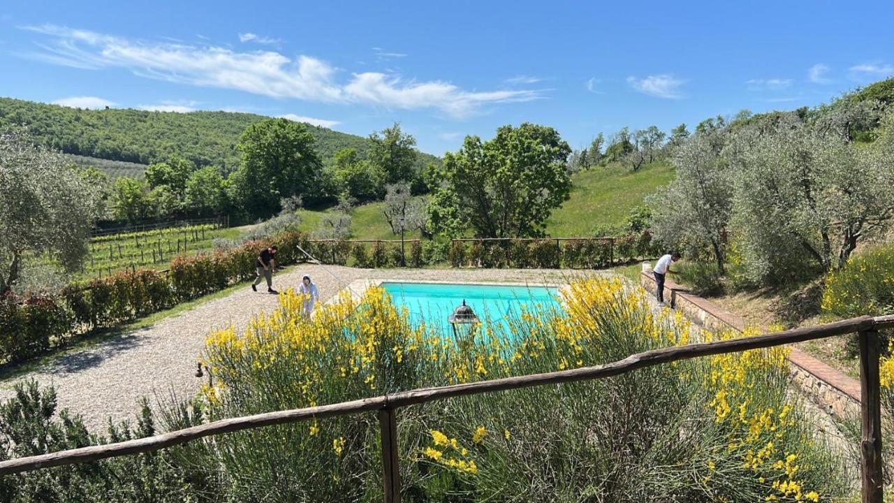 ראדה אין קיאנטי Locanda Podere Le Vigne מראה חיצוני תמונה