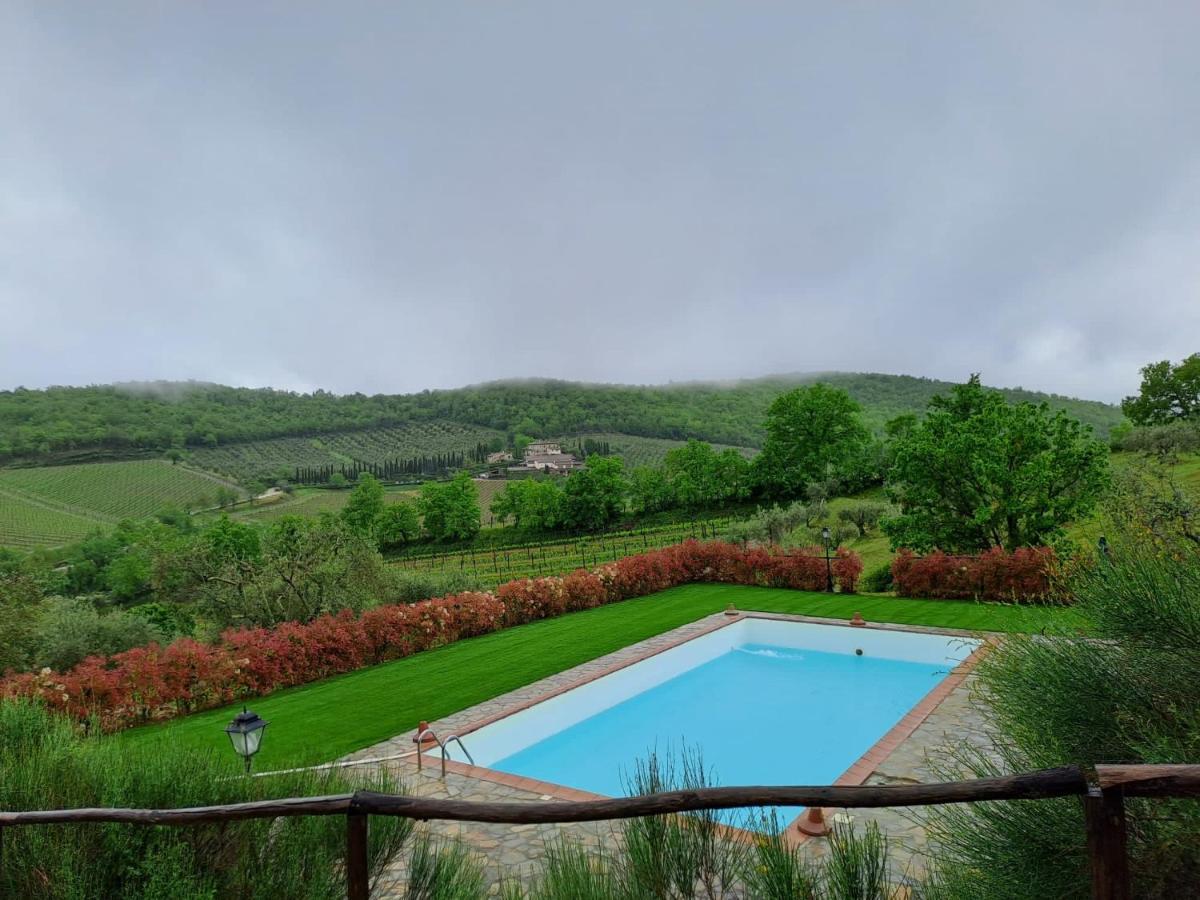 ראדה אין קיאנטי Locanda Podere Le Vigne מראה חיצוני תמונה
